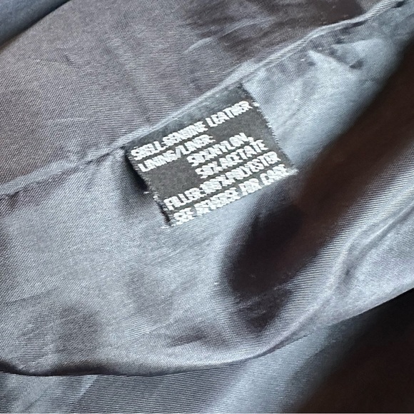 Vintage Leather Moto Biker Jacket - Picture 8 of 10